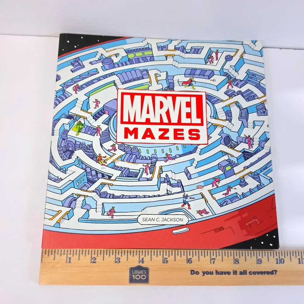 Marvel Marvel Mazes Activity Puzzle Book 2020 Softback Illustrations